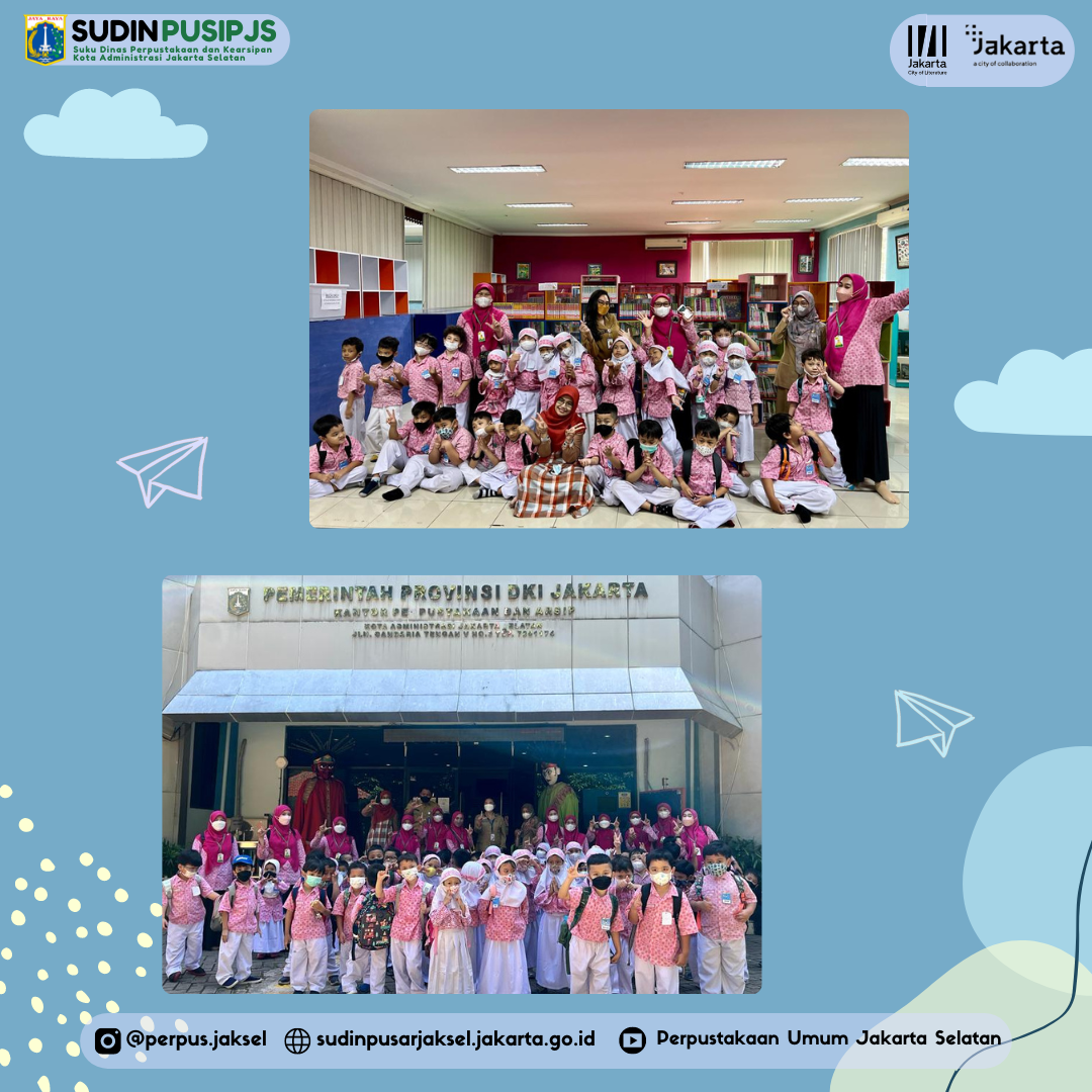 Literacy And Fun Science At Perpustakaan Umum Jakarta Selatan With TK Bunayya Islamic Pre School